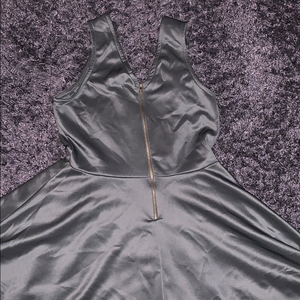 Olive skater dress. - Picture 4 of 4